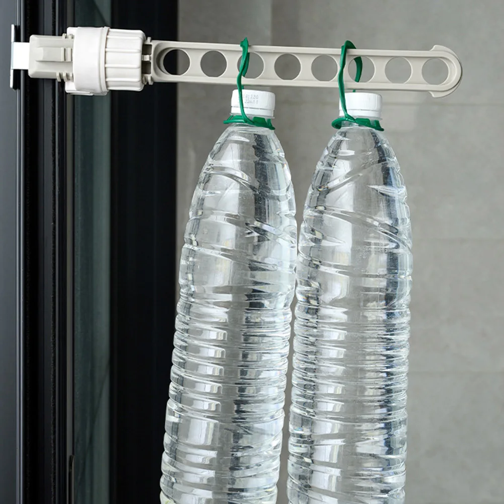 Drying Rack Balcony Clothes Drying Rack Wall Mounted Clothes Drying Rack Bathroom Drying Rack Indoor Space Saving 8 Holes