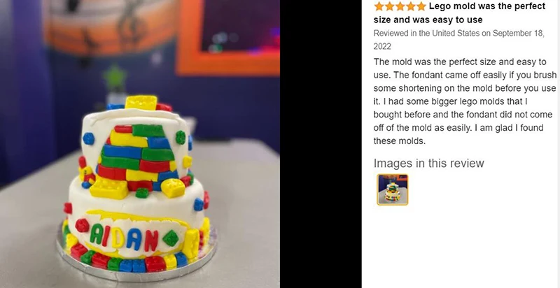 Building Bricks Robots Fondant Silicone Mold For Cake Border Decorating Cupcake Topper DIY Candy Chocolate Crafts Clay Tools