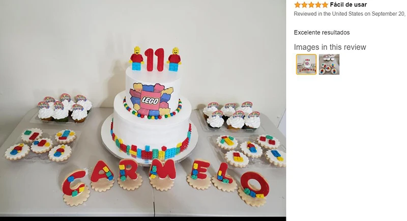Building Bricks Robots Fondant Silicone Mold For Cake Border Decorating Cupcake Topper DIY Candy Chocolate Crafts Clay Tools