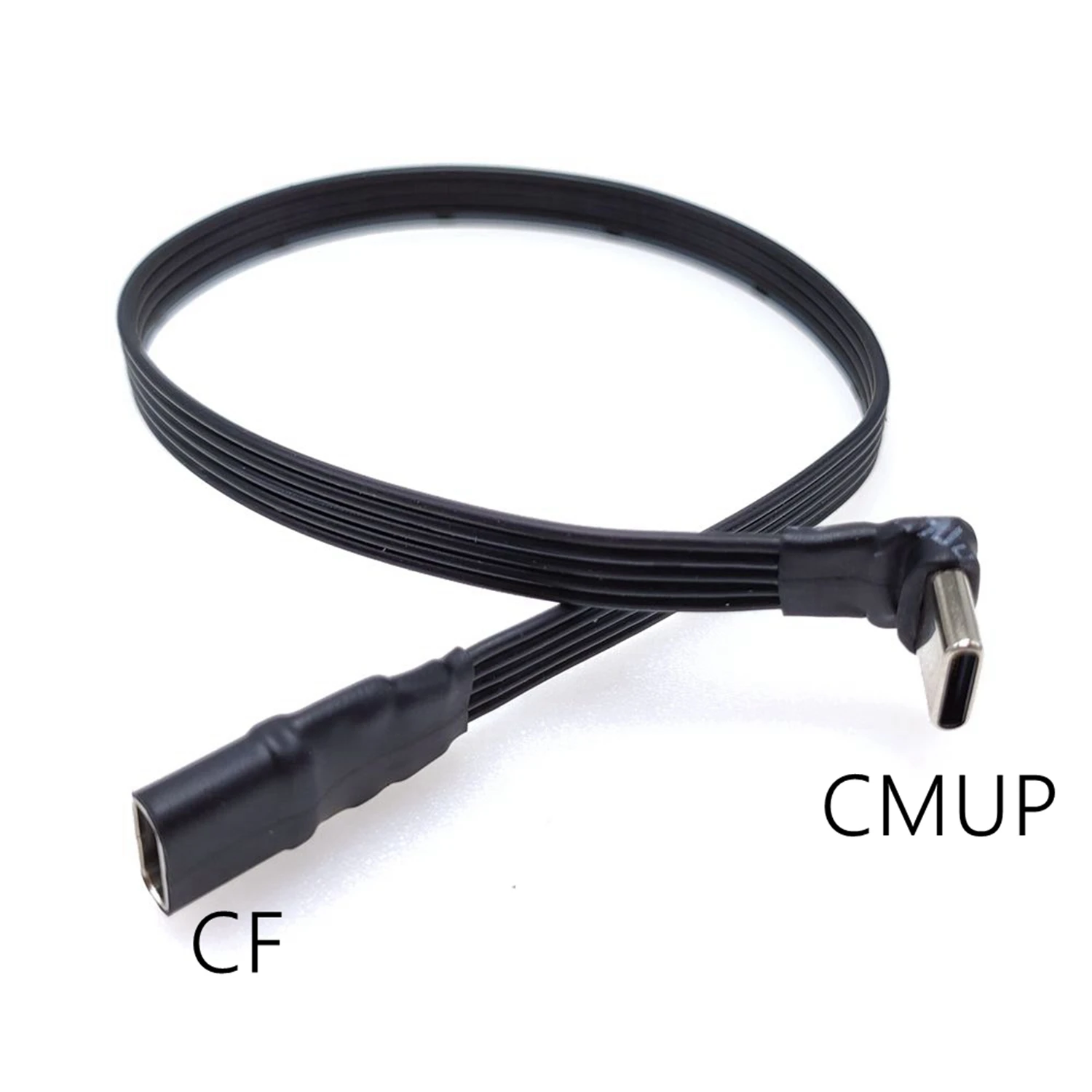 10CM Flat Elbow USB-C Type C Up/Down 90 Degree Data Load PD Cable Left and Right USB C universal data cable for Android phones