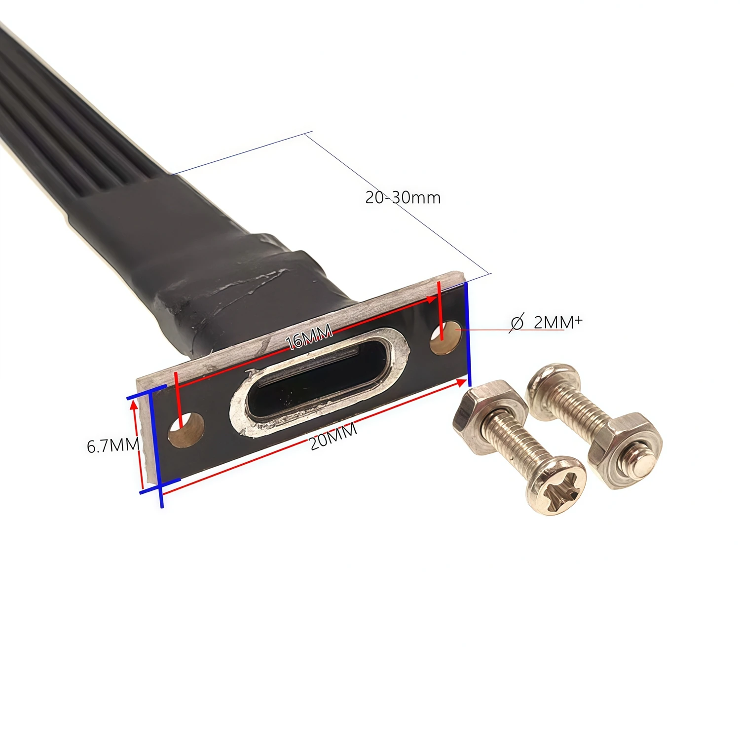 10CM Flat Elbow USB-C Type C Up/Down 90 Degree Data Load PD Cable Left and Right USB C universal data cable for Android phones