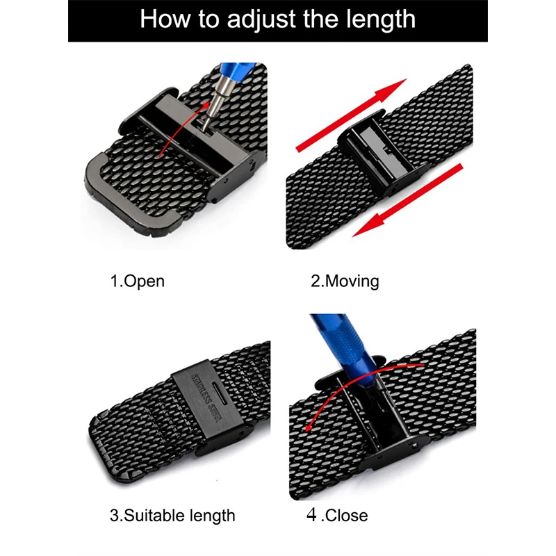 For Amazfit T REX 2 Stainless Steel Watchband For Amazfit T Rex Pro/T-Rex Metal Bracelet Amazfit T-Rex 2 Strap Amazfit Tex Bands