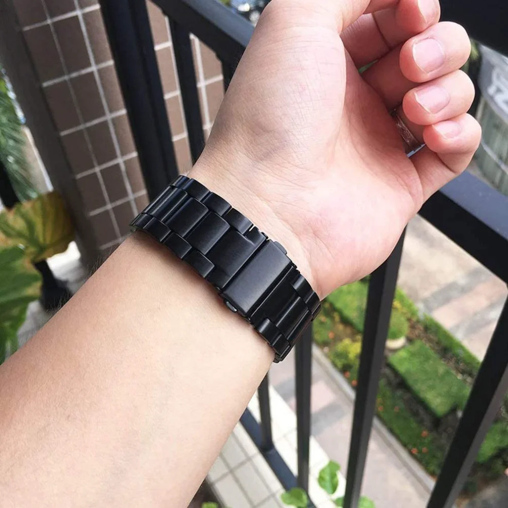 For Amazfit T REX 2 Stainless Steel Watchband For Amazfit T Rex Pro/T-Rex Metal Bracelet Amazfit T-Rex 2 Strap Amazfit Tex Bands