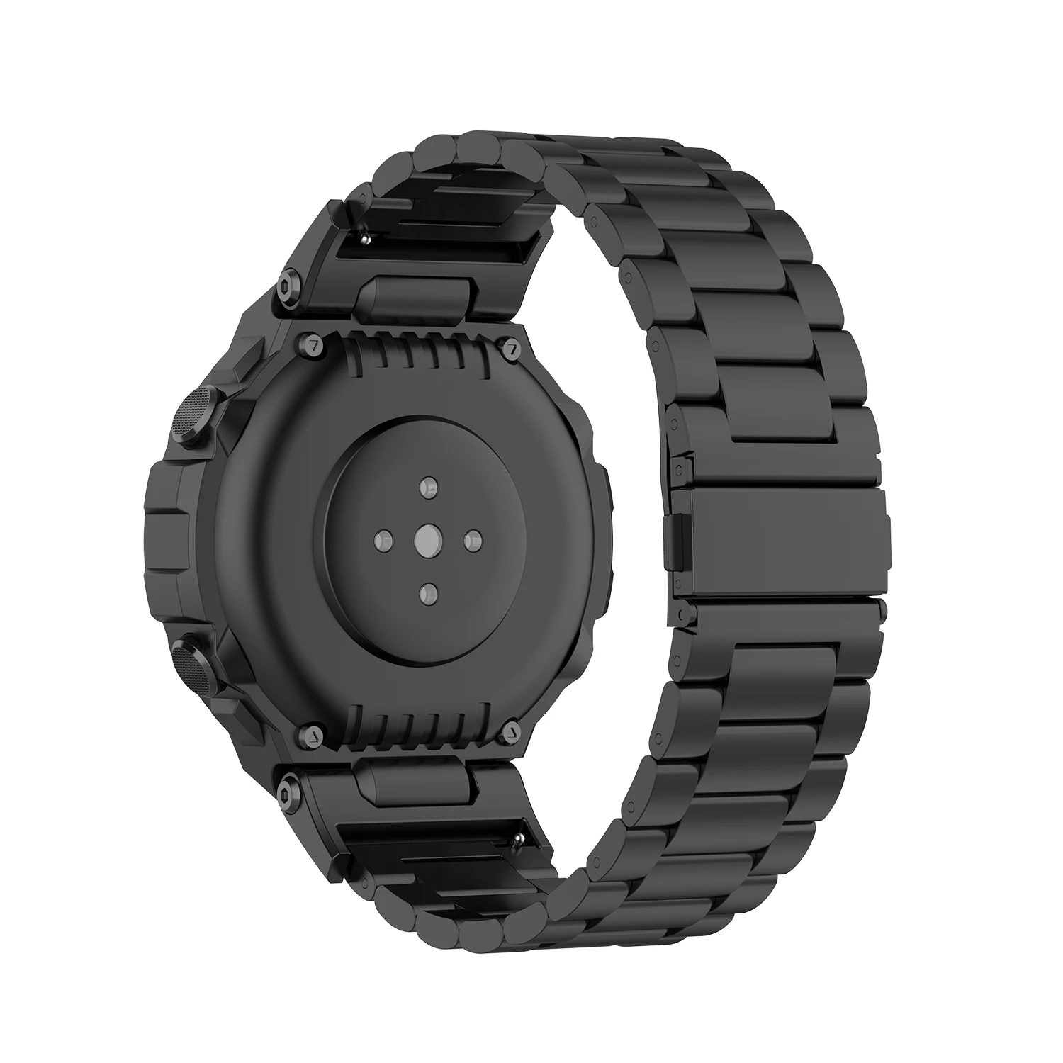 For Amazfit T REX 2 Stainless Steel Watchband For Amazfit T Rex Pro/T-Rex Metal Bracelet Amazfit T-Rex 2 Strap Amazfit Tex Bands