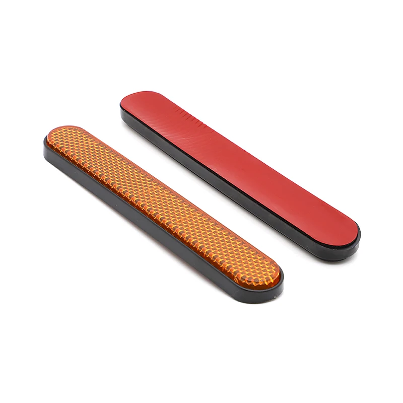 2pc Motorcycle Fork Leg Reflective Warning Tape Front Rear Mudguard Fender Reflector Fit For Harley Sportster 883 X48 1200 A1