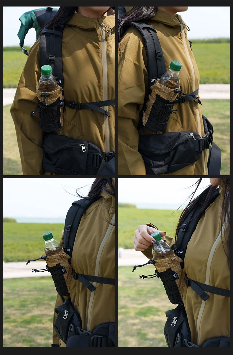 3F UL Gear Outdoor Travel Water Bottle Bag Ultralight Portable Shoulder Strap Cover Backpack Accessories