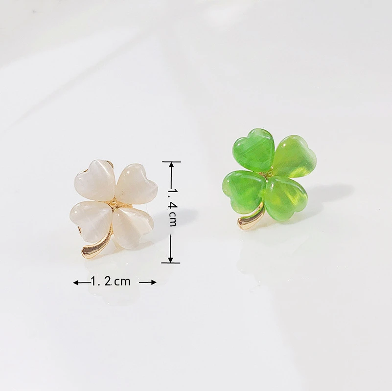 Exquisite Rhinestones Opal Four Leaf Clover Brooch Fashion Jewelry Accessories Trendy Fish Cat Wings Bow Lapel Pin Friends Gifts