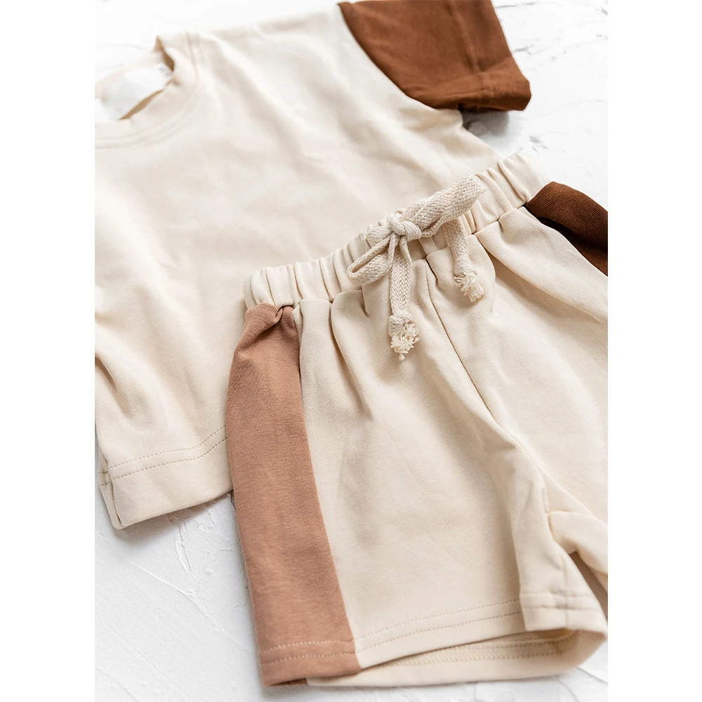2024 Summer Newborn Baby Boys Girls Oversized Rompers Unisex Romper For Babies Solid Cotton Short Sleeve Bodysuit Jumpsuits
