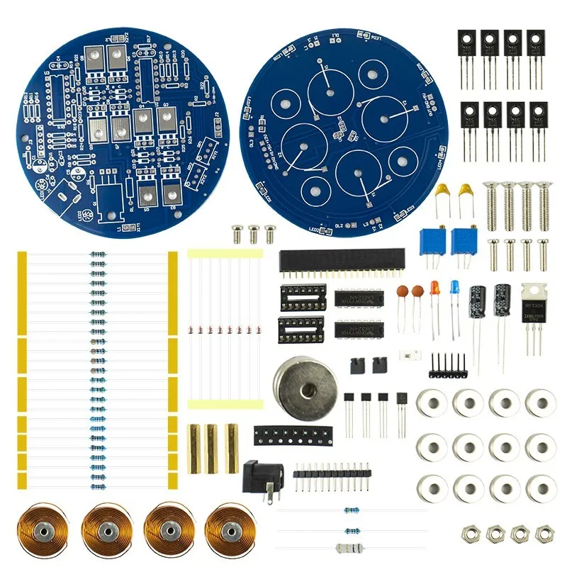 Magnetic Levitation DIY Electronic Small Fabrication Experiment Coil Push-Down Module Circuit Board Fabrication Welding Kit