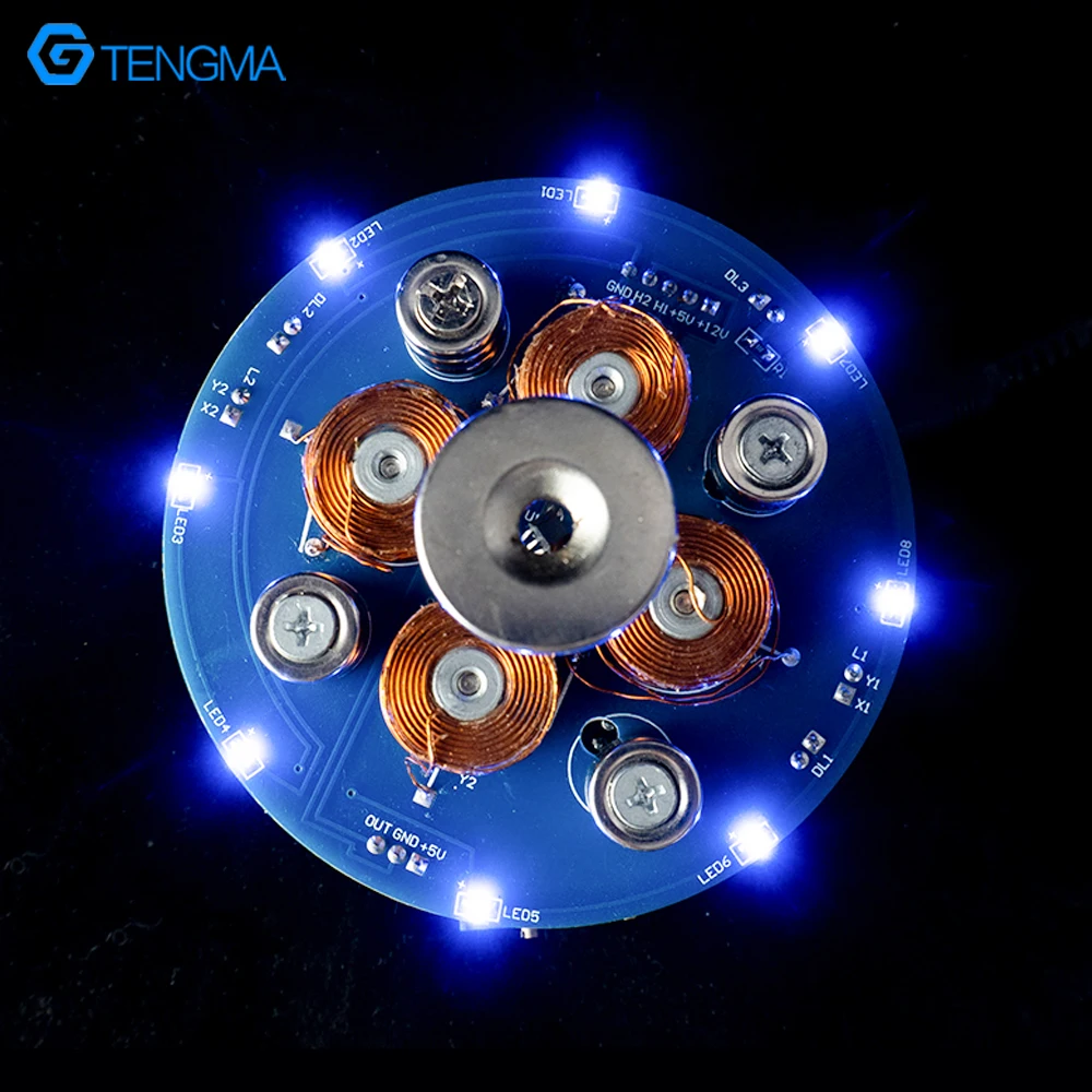 Magnetic Levitation DIY Electronic Small Fabrication Experiment Coil Push-Down Module Circuit Board Fabrication Welding Kit