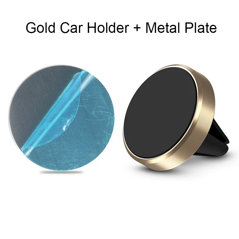 Metal Magnetic Car Phone Holder Mini Vent Clip Super Magnetic Car Phone Holder Mobile Phone Mount for IPhone 12 13Samsung Huawei