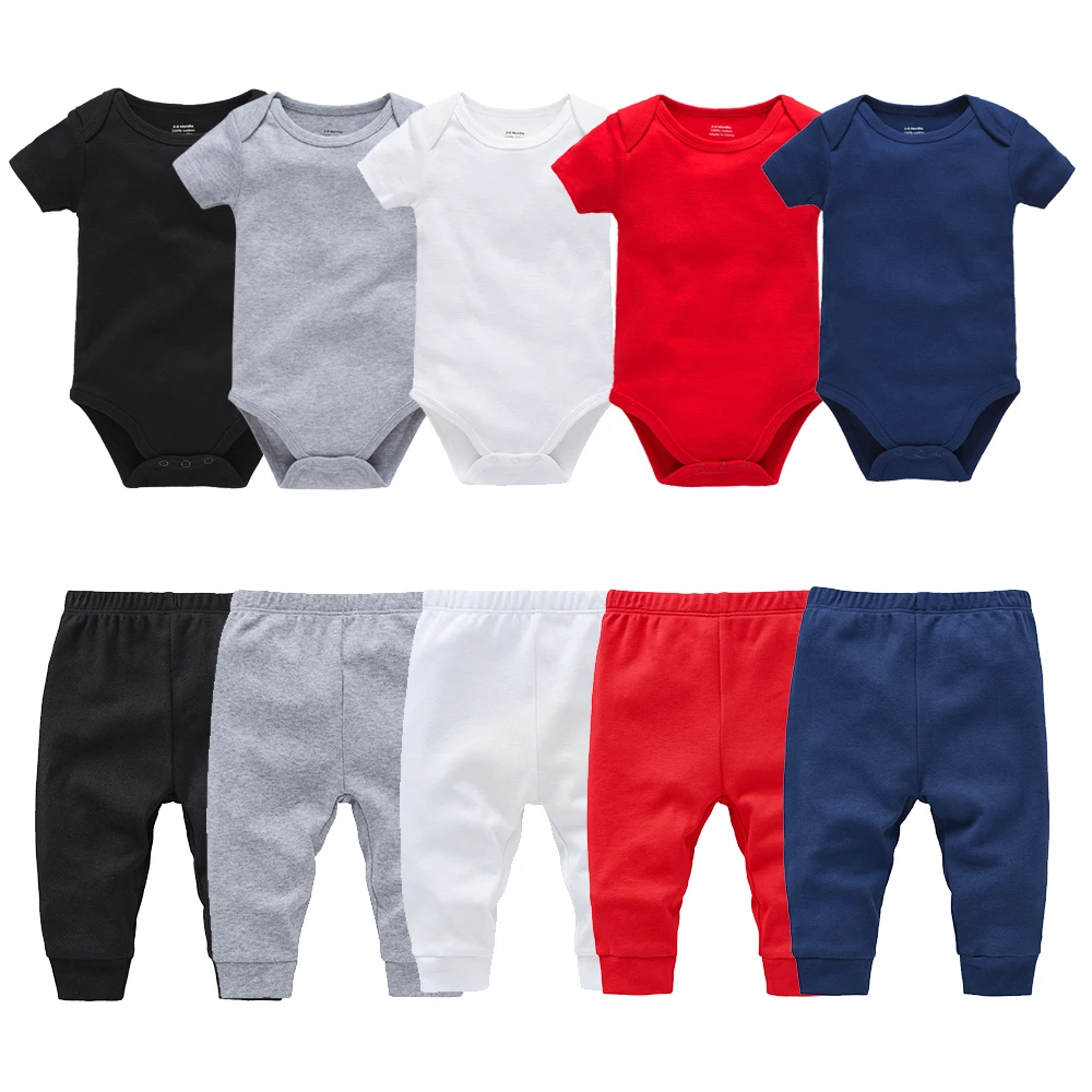 1/3 High Quality Baby Romper Boys Clothing Muslin Blank Bodysuit Girls Pink Plain Colors Jumpsuit One Piece Infant Product 0-24M