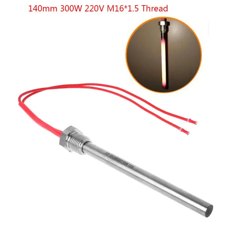 300W 220V Ignition Igniter Hot Rod Wood Pellet Stove 10*140/150/170mm M16*1.5