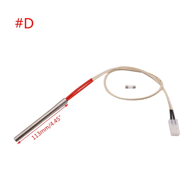 300W 220V Ignition Igniter Hot Rod Wood Pellet Stove 10*140/150/170mm M16*1.5