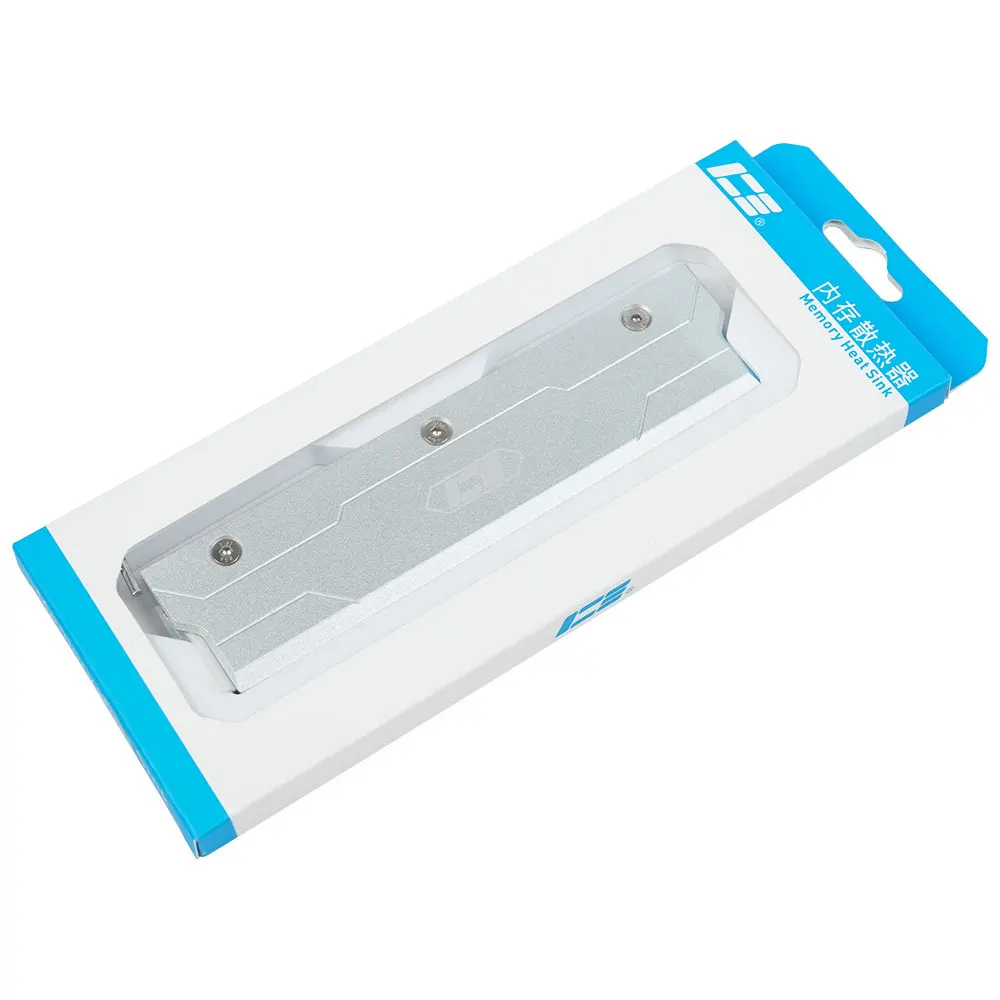 IceManCooler DDR5,DDR4 RAM Aluminum Alloy Memory Heat Dissipation Armor Vest RAM Heat Sink,Included Thermal Pad