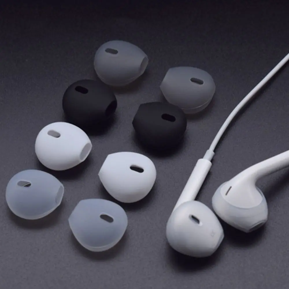 1Pair Silicone Earphone Case Cover Antislip Earbuds Tips Caps for iPhone Airpods Eartip Earbuds Soft Earphone Cap Cover Ear pads