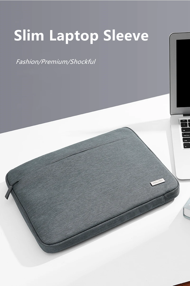 Multi-pockets Laptop Sleeve for MacBook Air 13.6 Handle Laptop Bag for MacBook Pro 14 Shocproof Notebook Bag for MacBook 16.2 M3