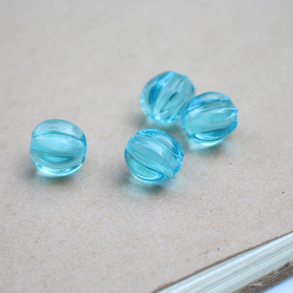 Pumpkin Lampwork Beads Glass Bead for Jewelry Making Diy Jewellery Supplies Kralen Bisuteria Pink Mix Handmade Koraliki Bijoux