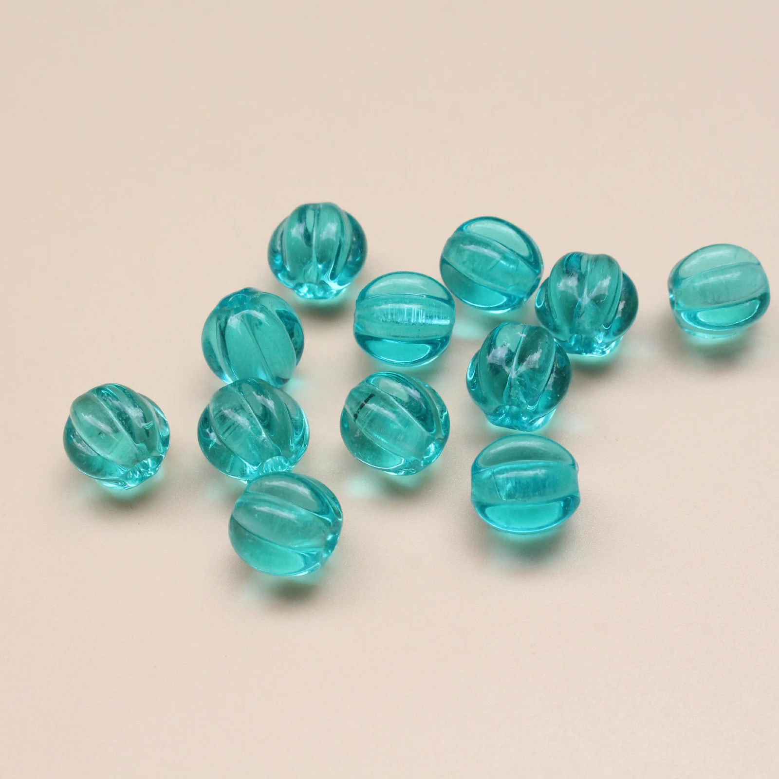 Pumpkin Lampwork Beads Glass Bead for Jewelry Making Diy Jewellery Supplies Kralen Bisuteria Pink Mix Handmade Koraliki Bijoux