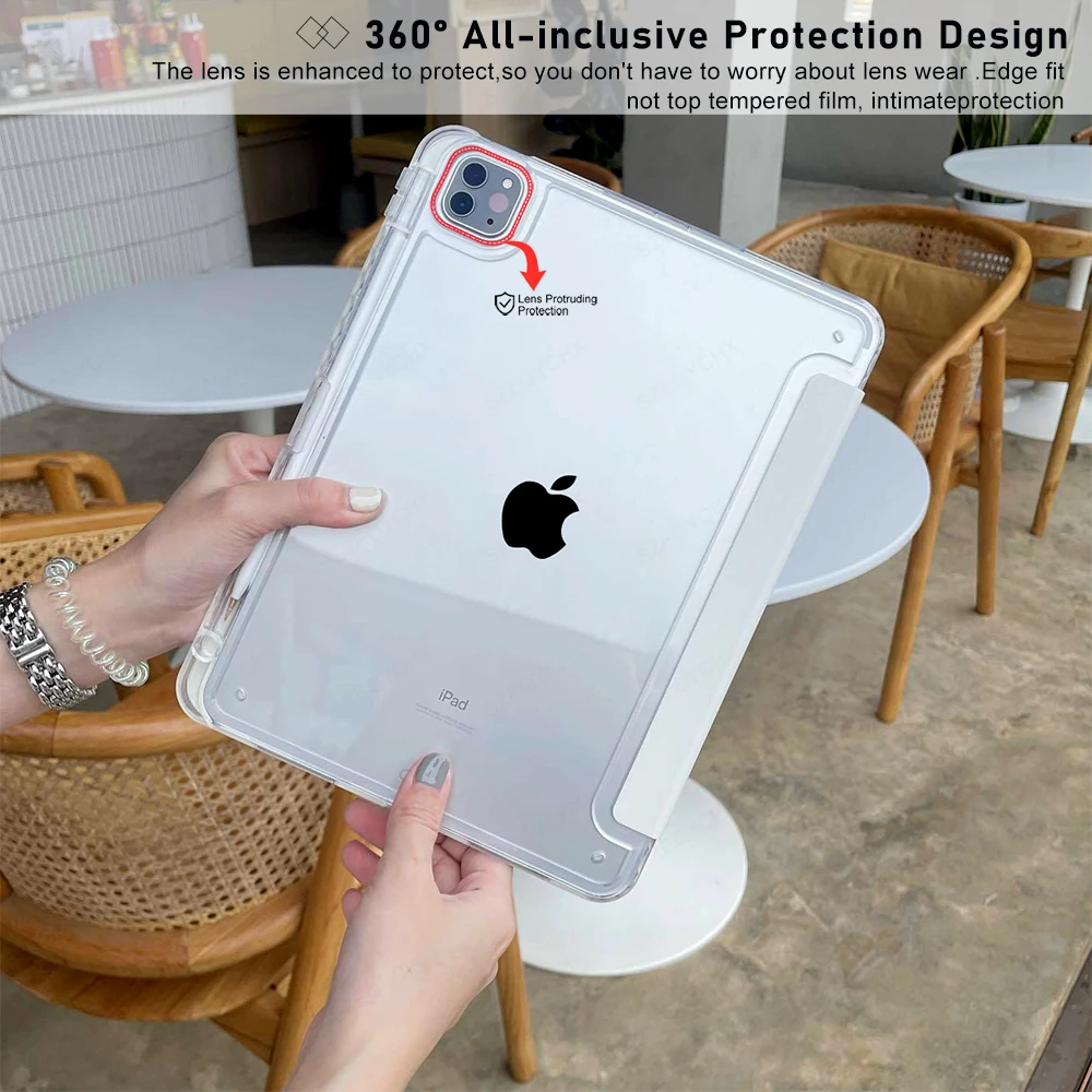 2026 For iPad Pro 11 Case M4 Funda iPad 11th Gen Case A16 iPad 10th 9 8 7 6 5 4 Generation Pro Air 11 13 12.9 M3 Mini A17 Cover