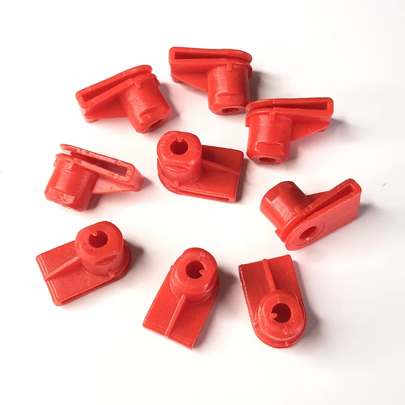 10/30Pcs Red Plastic Bumper Clips Wing Mounting Grommet Nuts Screws Fit For Opel For Vauxhall Part Number 1404969 / 24449408