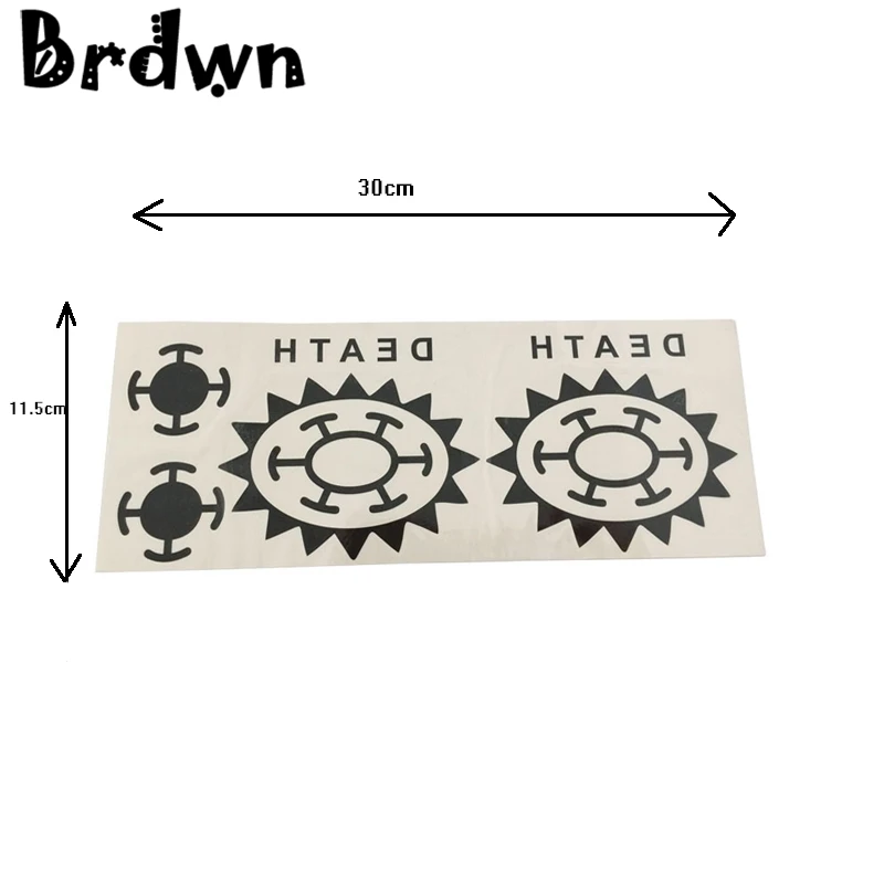 Brdwn Unisex Trafalgar Law Cosplay Tattoo Stickers