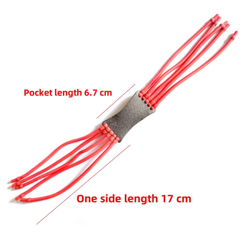 Slingshot Elastic Band Leather Rubber Band Latex Powerful Catapult Replacement Outdoor Hunting Shooting Tube Sling Elastic