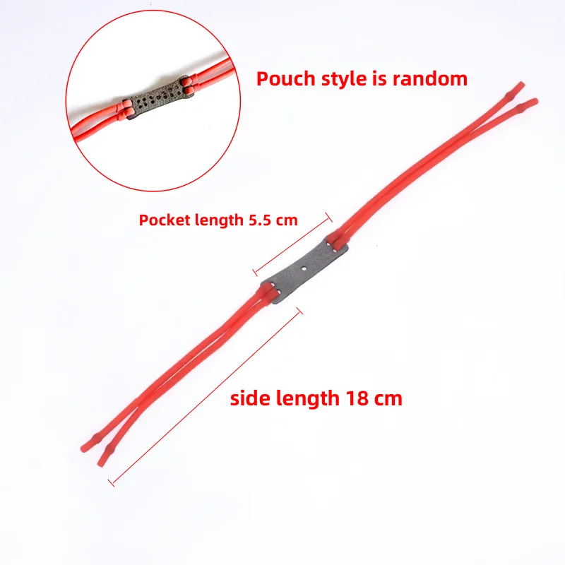 Slingshot Elastic Band Leather Rubber Band Latex Powerful Catapult Replacement Outdoor Hunting Shooting Tube Sling Elastic