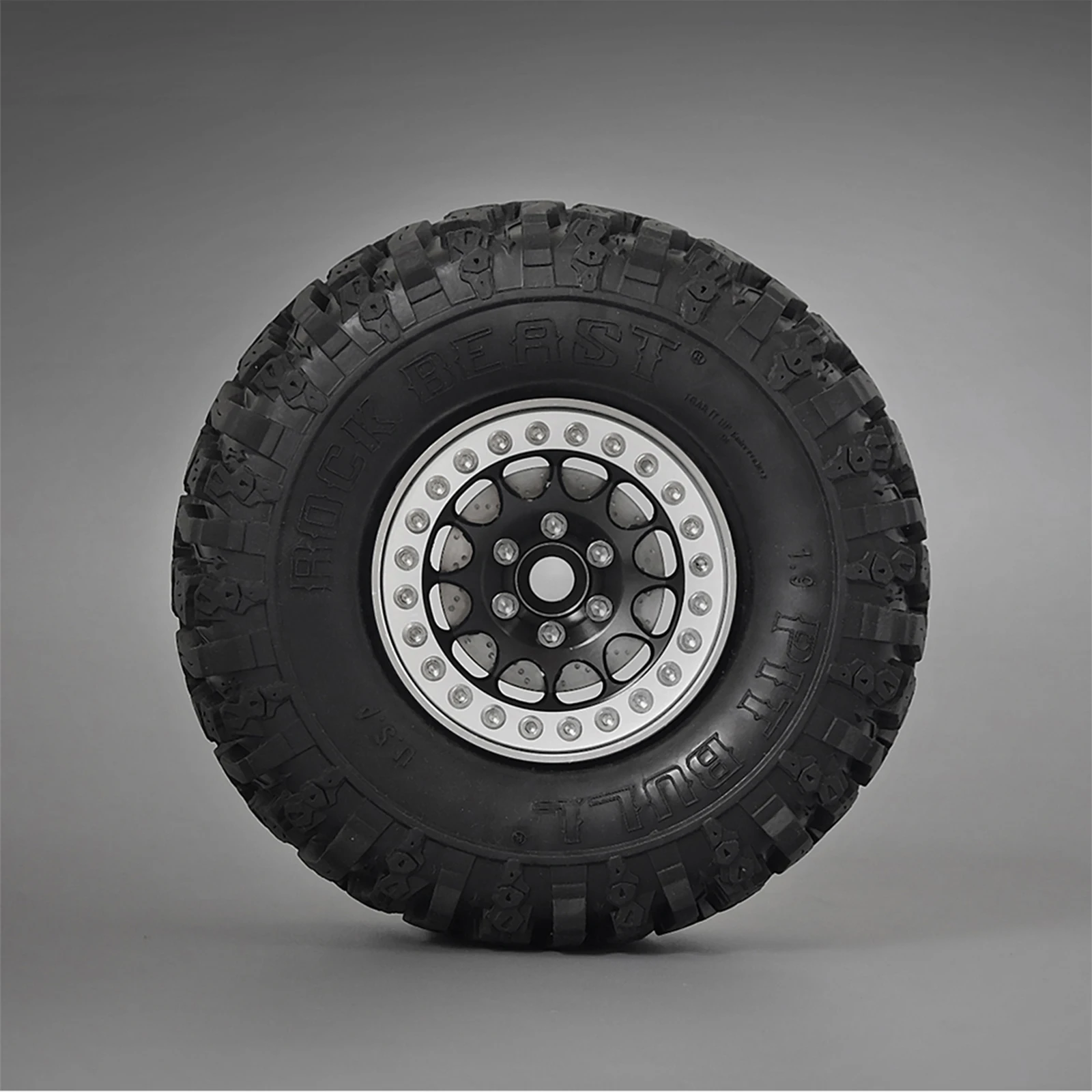 115*45MM 1.9' Rubber Tyre Wheel Tires for 1:10 RC Rock Crawler Axial SCX10 II 90046 AXI03007 Traxxas TRX-4