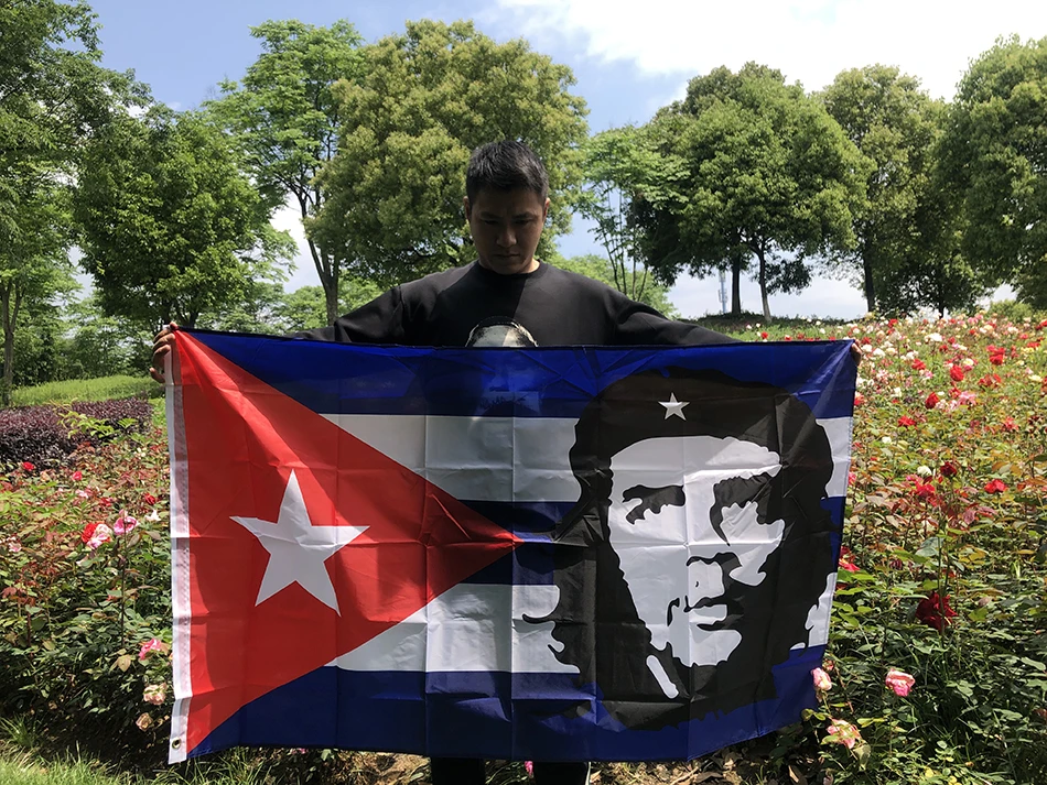90x150cm Cuba Revolution Hero EI CHE Ernesto Guevara Flags Memorial Hero Flags for Women Men Gifts Indoor Outdoor Decoration