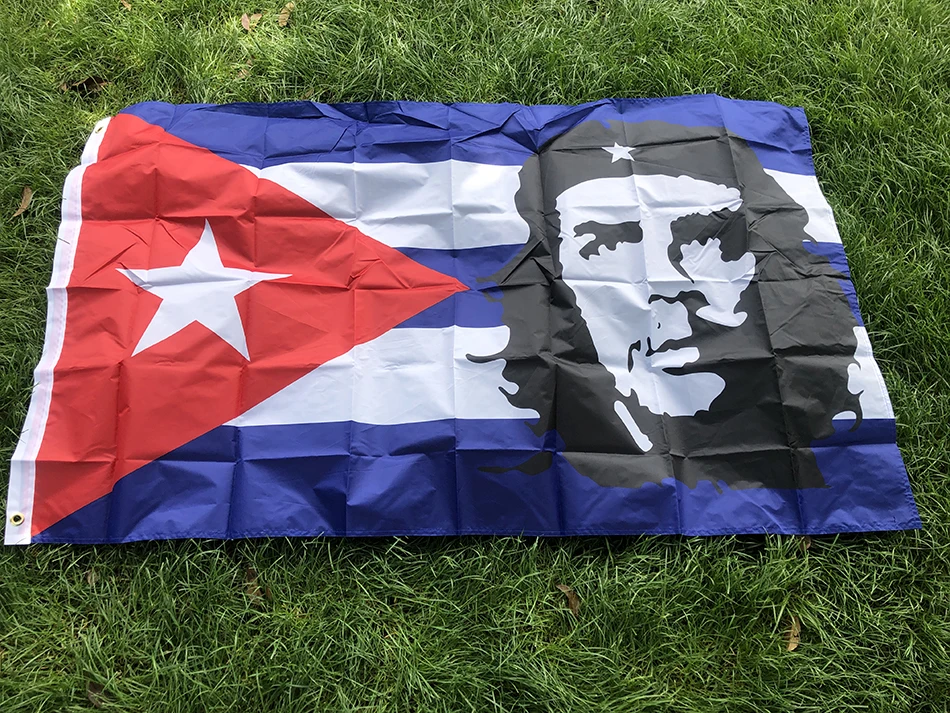 90x150cm Cuba Revolution Hero EI CHE Ernesto Guevara Flags Memorial Hero Flags for Women Men Gifts Indoor Outdoor Decoration