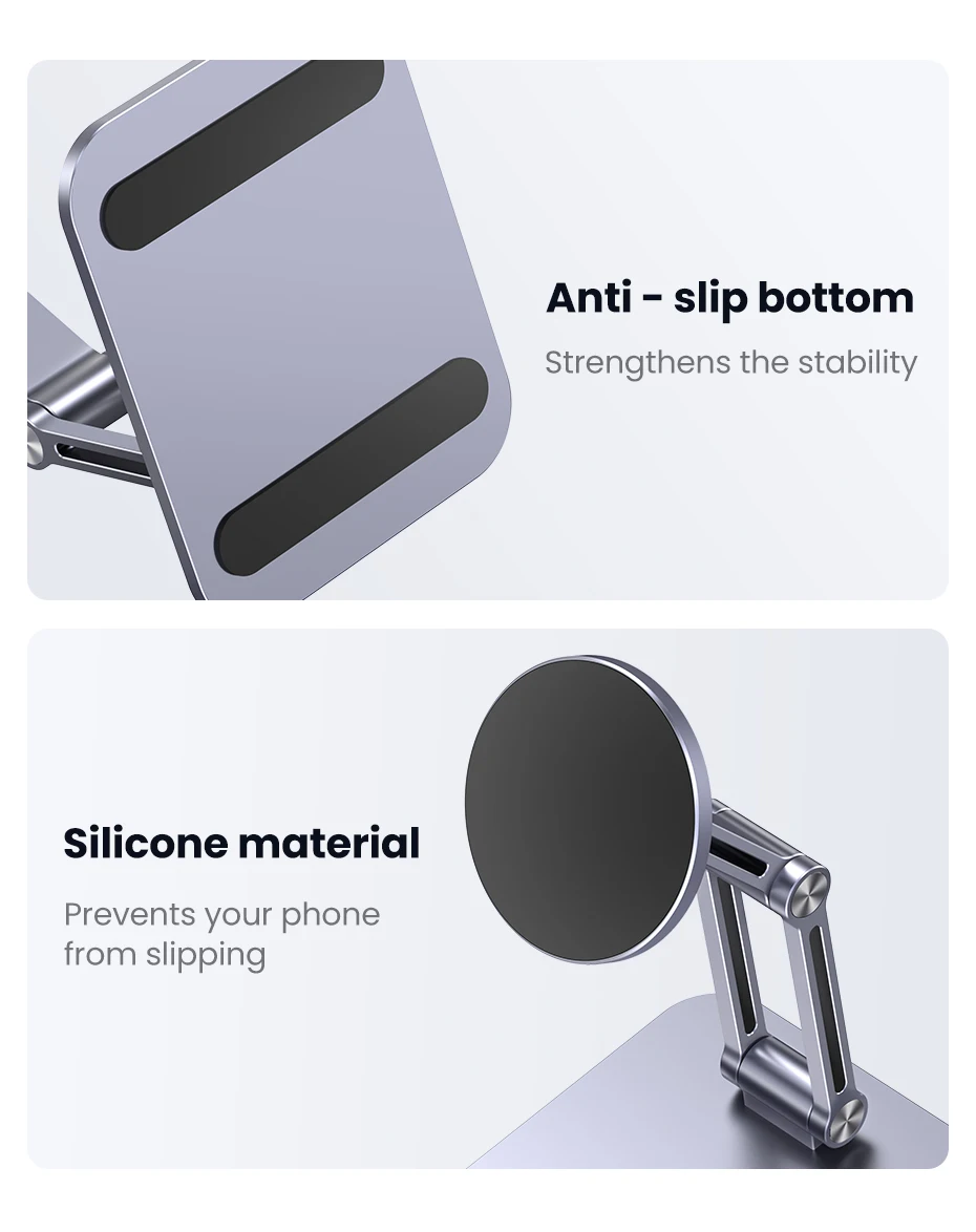 【New】UGREEN Magnetic Phone Holder Aluminum Cell Phone Stand For Magsafe iPhone 16 15 14 Pro Xiaomi Samsung Mobile Phone Holder