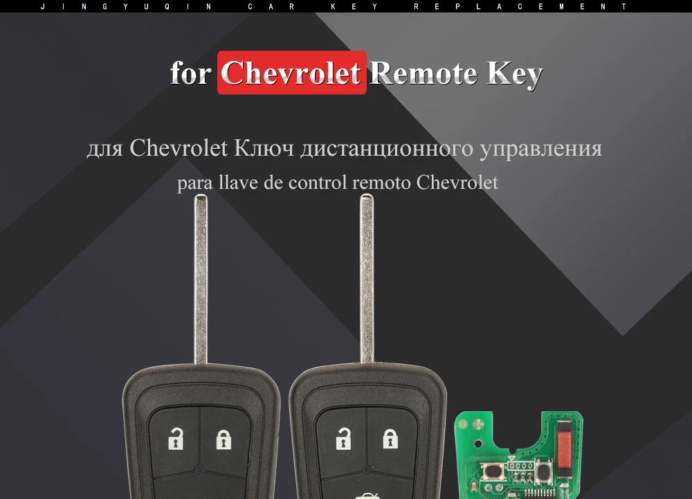 Jingyuqin Remote Car Key 315Mhz ID46 PCF7937 For Opel ASTRA J 4 IV /INSIGNIA ZAFIRA C MOKKA Vauxhall CHEVROLET AVEO CRUZE MALIBU