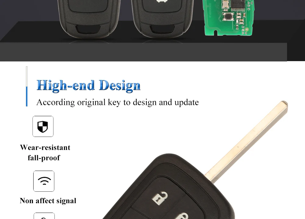 Jingyuqin Remote Car Key 315Mhz ID46 PCF7937 For Opel ASTRA J 4 IV /INSIGNIA ZAFIRA C MOKKA Vauxhall CHEVROLET AVEO CRUZE MALIBU