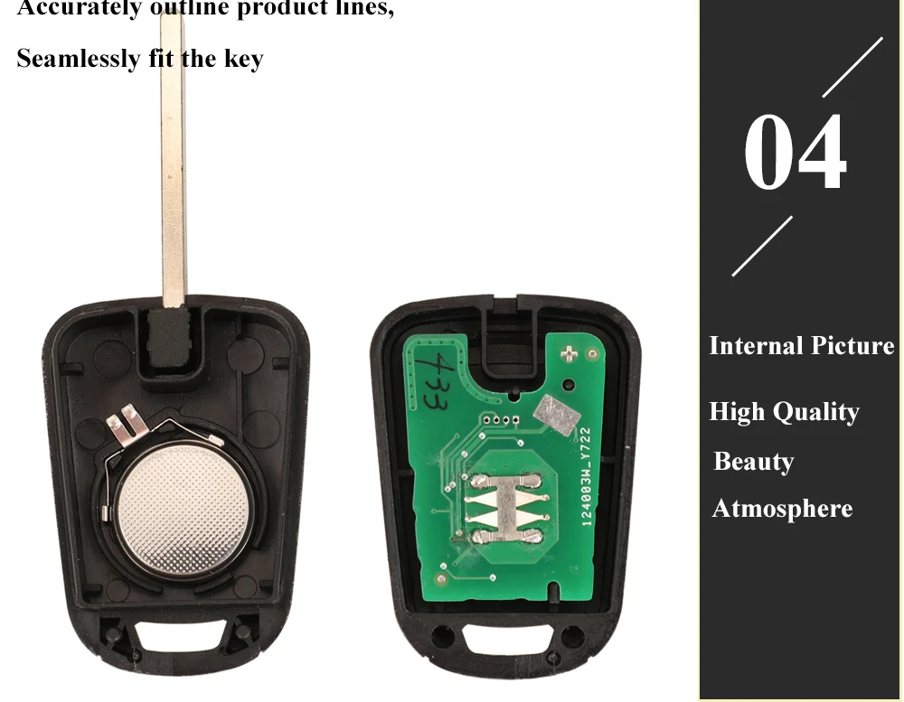 Jingyuqin Remote Car Key 315Mhz ID46 PCF7937 For Opel ASTRA J 4 IV /INSIGNIA ZAFIRA C MOKKA Vauxhall CHEVROLET AVEO CRUZE MALIBU