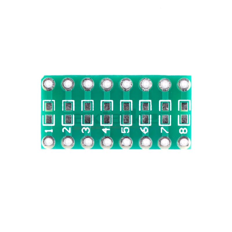 20PCS 0805 0603 0402 To DIP PCB Transfer Board DIP Pin Board Pitch Capacitance Resistance Adapter Plate Conversion Board