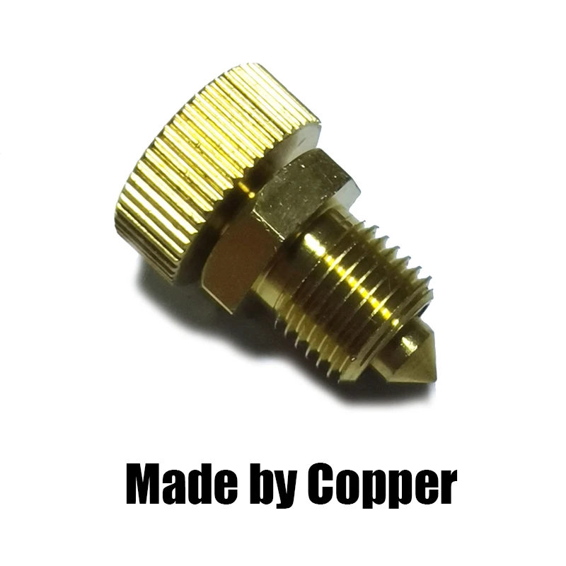 HPA High Pressure Bleed Screw Vent, M10*1 Safety Bleeder Valve 300bar 4500psi for Hand Pump Air Compressor
