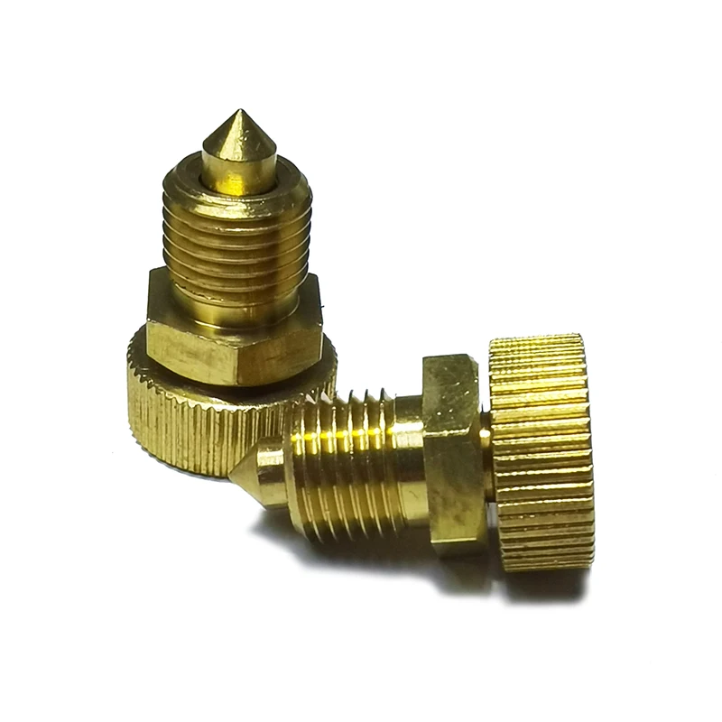 HPA High Pressure Bleed Screw Vent, M10*1 Safety Bleeder Valve 300bar 4500psi for Hand Pump Air Compressor