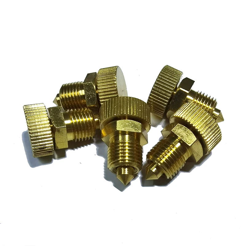 HPA High Pressure Bleed Screw Vent, M10*1 Safety Bleeder Valve 300bar 4500psi for Hand Pump Air Compressor