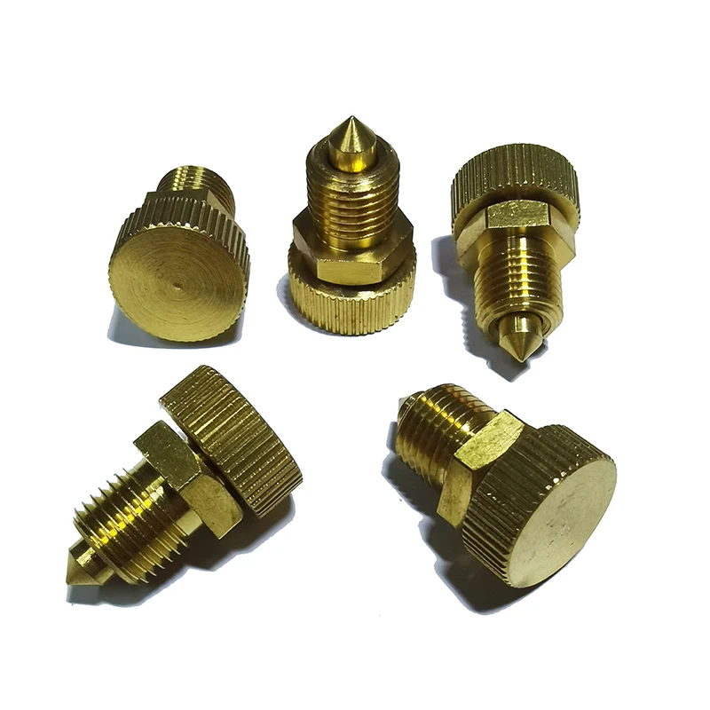 HPA High Pressure Bleed Screw Vent, M10*1 Safety Bleeder Valve 300bar 4500psi for Hand Pump Air Compressor