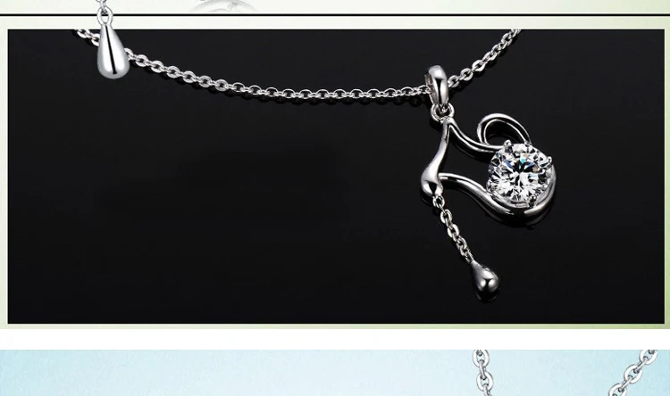 Fashion Silver Color Zodiac Sign 12 Constellation Pendant Necklaces Sparkling Zircon Charm Necklace for Women Girl Birthday Gift