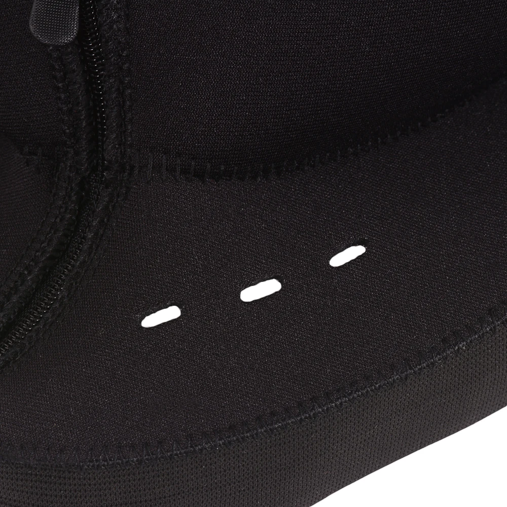 Universal Motorcycle Helmet Bib Strap Zipper Back With Ultra Hard Glue Windproof Noise Proof Black 1pc Insulation Keep Warmer