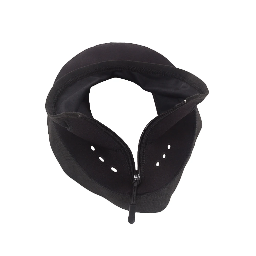 Universal Motorcycle Helmet Bib Strap Zipper Back With Ultra Hard Glue Windproof Noise Proof Black 1pc Insulation Keep Warmer
