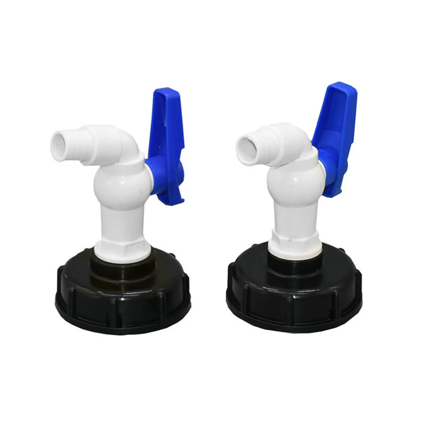S60 Female Thread IBC Tank Adapter Faucet 1/2 3/4" Thread Plastic Tap Connector Water Box Valve Fitting For Home Garden Water
