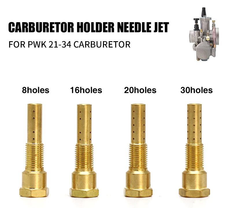 Alconstar 8/16/20/30 Holes Carburetor Nozzle atomizer jet Jetnozzle For keihin Pwk Sudco racing Full Racing Carb Set Nozzle