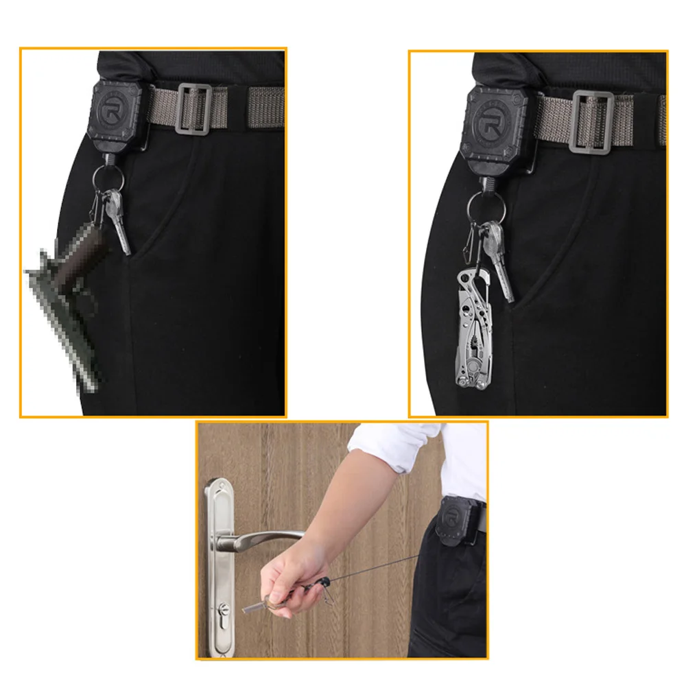 Hot Sale Multi-purpose Steel Wire Rope Keychain Gun Rope Pistol Special Safety Rope