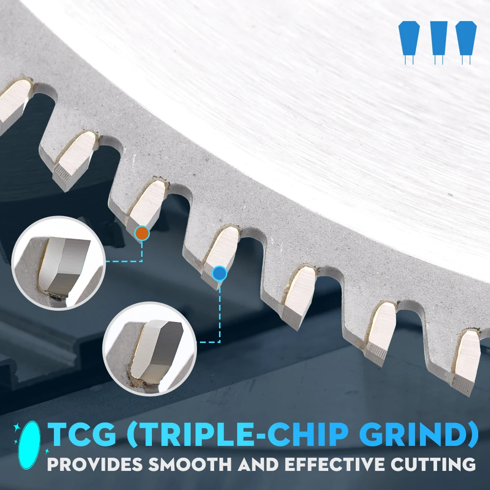 XCAN 355mm Metal Cutting Disc 66/80/90T Carbide Tipped Circular Saw Blade For Iron Steel Cutting Heavy Duty Metal Cutting Blade