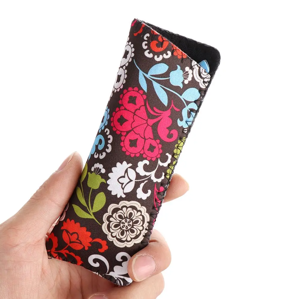 Fashion Men Women Reading Glasses With Pouch Ultra Light Resin Print Flower Magnifying Presbyopic Eyeglasses Vision Care