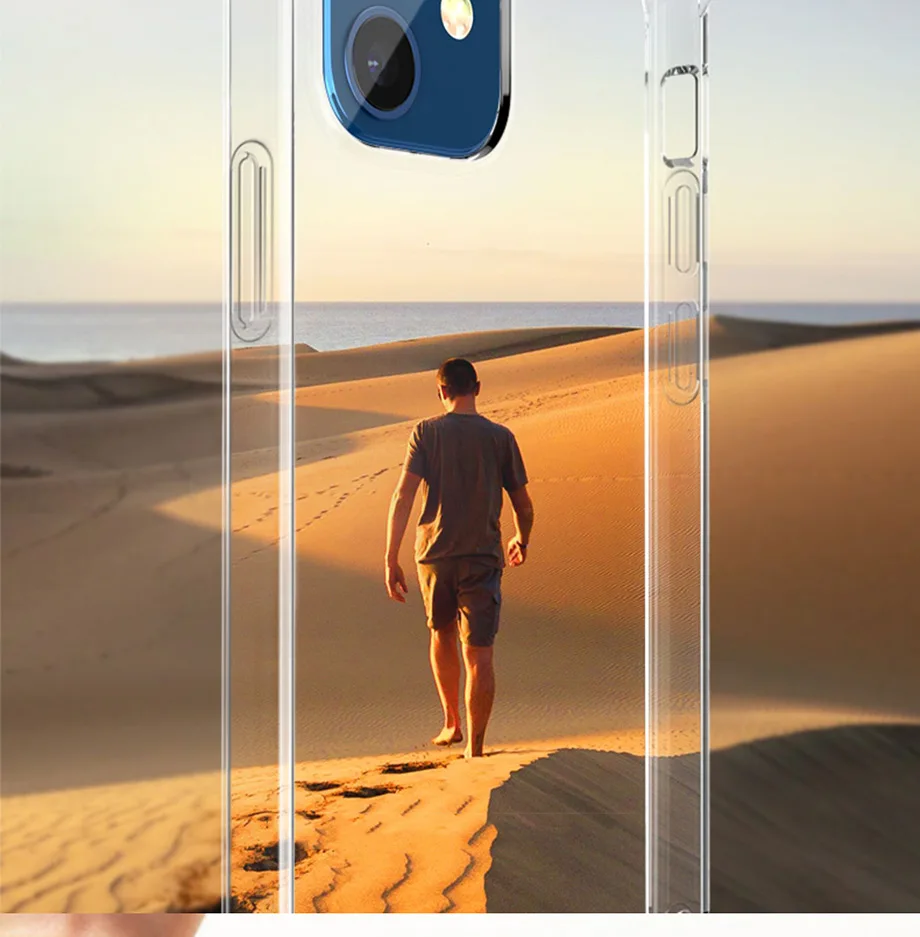Shockproof Clear Case For iPhone 14 15 16 13 12 11 Pro Max XS Max X XR Silicon For iPhone 6 7 8 Plus SE Back Cover Phone Case
