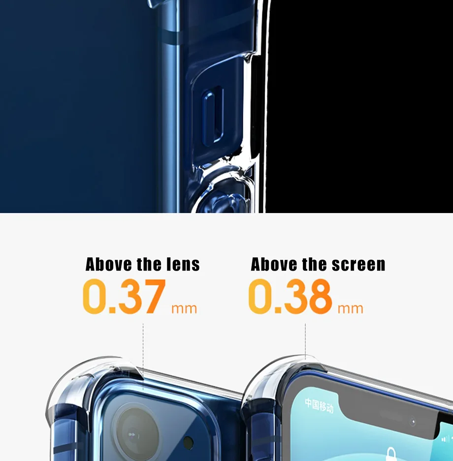 Shockproof Clear Case For iPhone 14 15 16 13 12 11 Pro Max XS Max X XR Silicon For iPhone 6 7 8 Plus SE Back Cover Phone Case